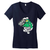 master blaster Women's V-Neck T-Shirt