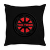 this town color Throw Pillow