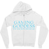 gaming goddess you may bow before me Zipper Hoodie