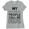 papa's Ladies Fitted T-Shirt
