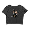 pulp fiction caricature ideal birthday gift present Crop Top