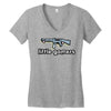 litle gamers Women's V-Neck T-Shirt