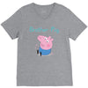 peppa pig brother pig V-Neck Tee