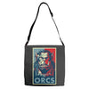 for the orcs Adjustable Strap Totes