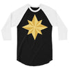 captain marvel 2 3/4 Sleeve Shirt