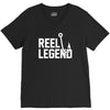 reel legend funny lure father's day country fishing bass humor V-Neck Tee