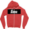 alone anymore Zipper Hoodie