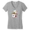 zombie ramen Women's V-Neck T-Shirt