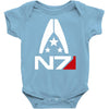 mass effect  alliance n7 logo Baby Onesie
