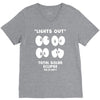 Lights Out, Total Solar Eclipse 08.21.2017 V-Neck Tee