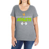 plant powered athlete Ladies Curvy T-Shirt