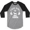 This Girl Loves Her Bull Terrier 3/4 Sleeve Shirt