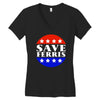 save ferris tribute to ferris bueller's Women's V-Neck T-Shirt
