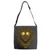 king of hip hop Adjustable Strap Totes
