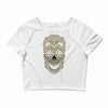 skull plants Crop Top