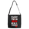 Keep Calm And Kill Zombies Adjustable Strap Totes