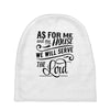 As For Me And My House We Will Serve The Lord Baby Beanies