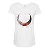 Space Skeleton Maternity Scoop Neck T-shirt