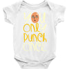 you only punch once Baby Onesie