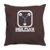 fluxkompensator  funny Throw Pillow