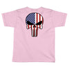 skull u.s.a. back Toddler T-shirt