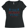 The Human Fund Money For People Women's Triblend Scoop T-shirt
