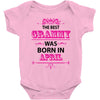The Best Gramps Are Born In April Baby Onesie