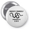 Guccify Yourself White Black Pin-back button