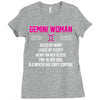 Gemini Woman Ladies Fitted T-Shirt