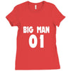 big man little man father son matching1 Ladies Fitted T-Shirt