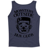 monsters outside fan club back Tank Top