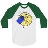 time travel to the moon 3/4 Sleeve Shirt