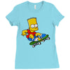 the simpson Ladies Fitted T-Shirt