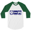 eat,sleep,game 3/4 Sleeve Shirt