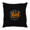 varsity roof drinking Throw Pillow