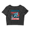 american football Crop Top