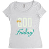 Thank GOD it's Friday Women's Triblend Scoop T-shirt
