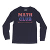 math club hippie hipster Long Sleeve Shirts