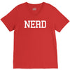 nerd printed V-Neck Tee