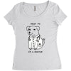 dogtor Women's Triblend Scoop T-shirt