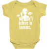 aliens we dont believe in humans Baby Onesie