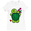 love turtle Ladies Fitted T-Shirt