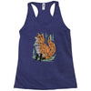 polygon fox graphic Racerback Tank