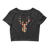 christmas deer Crop Top