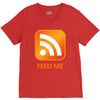 rss feed me V-Neck Tee