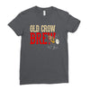drinky crow Ladies Fitted T-Shirt