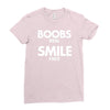 boobs real smile fake Ladies Fitted T-Shirt