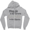 muggle in the streets, wizard in the sheets Zipper Hoodie