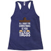i love you and tacos Racerback Tank