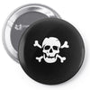 skull bones Pin-back button